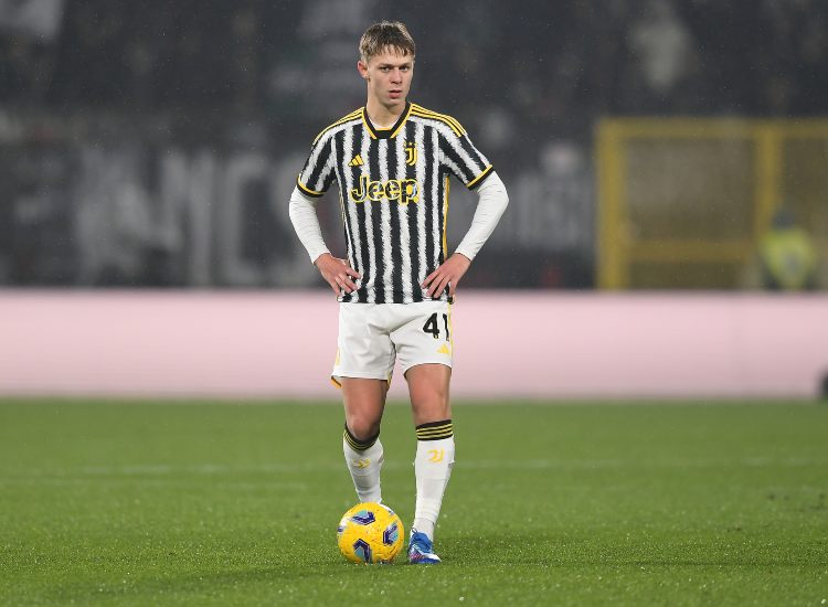 Hans Nicolussi Caviglia con la maglia della Juventus - fonte Lapresse - wintersport-news.it